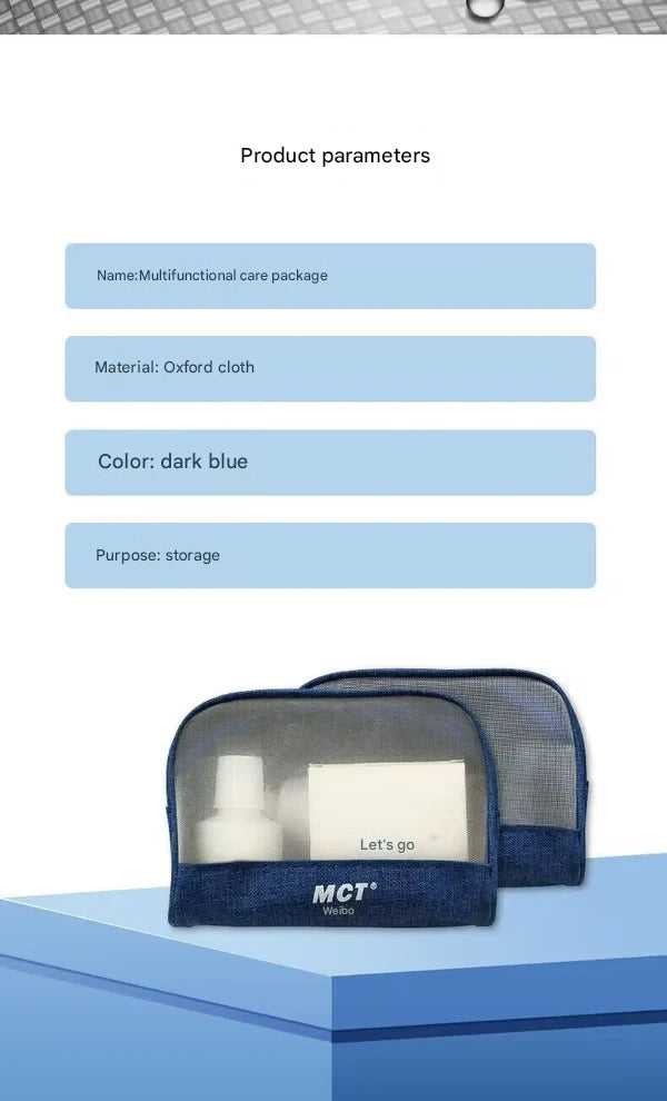 Multifunctional Cosmetic Makeup Travel Health Care Large Capacity Bag (100 PCS)