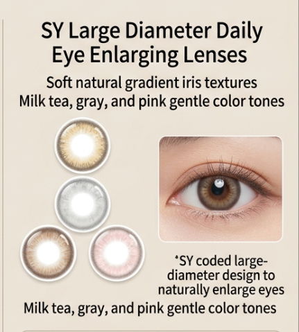 MCT SY Series Large-Diameter Natural Pupil-Enlarging Color Contact Lenses