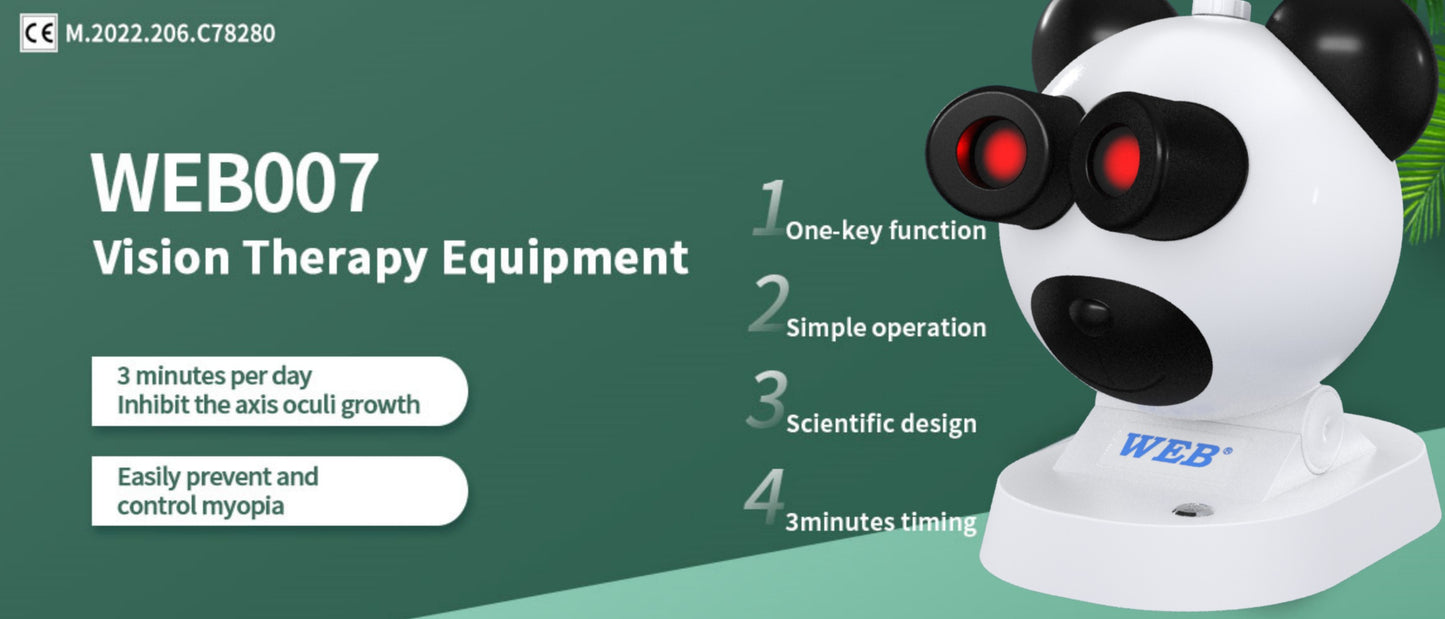 Red Light Vision Therapy Equipment Myopia Treatment Device Shorten Eye Axis