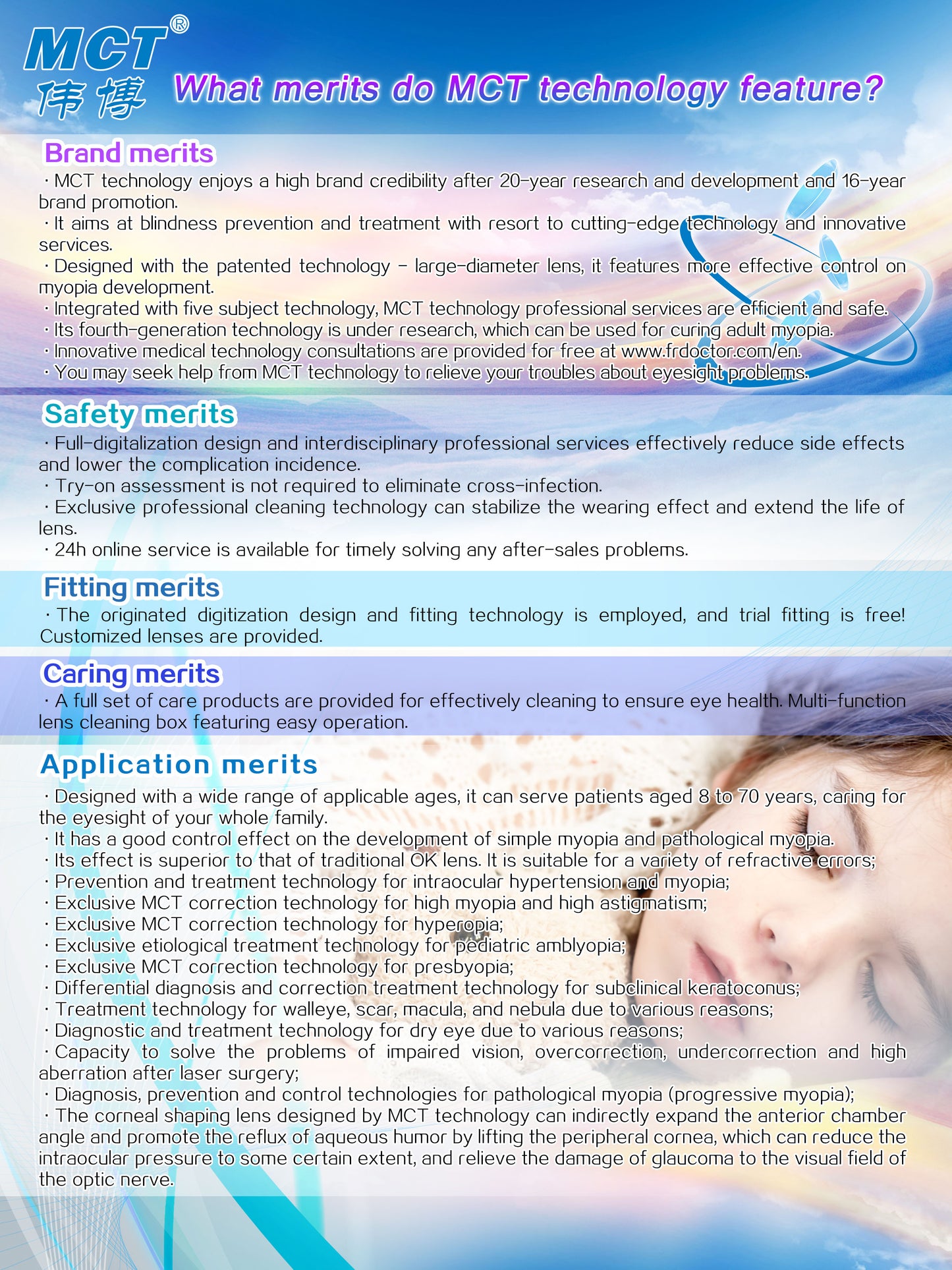 MCT technology ortho-k lens for myopic astigmatism combined with high intraocular pressure