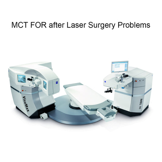 MCT technology orthokeratology lenses for post-laser surgery problems